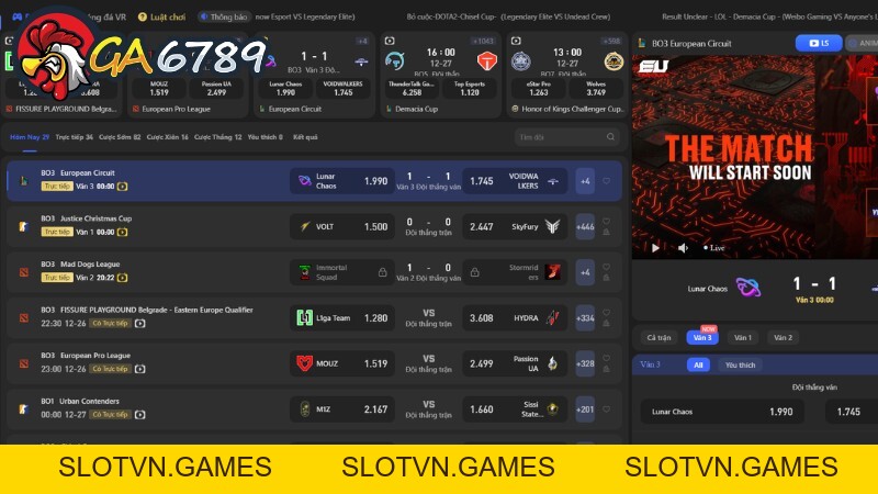 Esports Ga6789 – Lựa Chọn Hàng Đầu Cho Mọi Game Thủ Esports Ga6789 – Lựa Chọn Hàng Đầu Cho Mọi Game Thủ