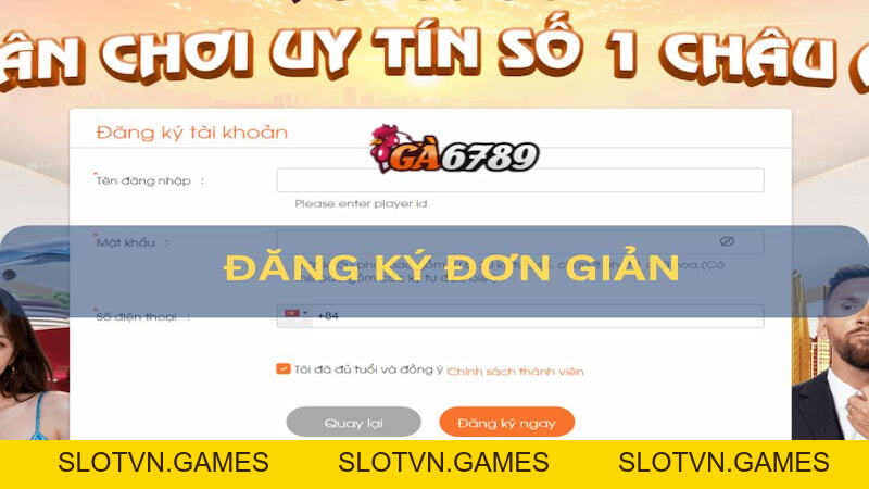 Đăng Ký GA6789 - Mở Tài Khoản, Nhận Ngay Ưu Đãi Đặc Biệt Đăng Ký GA6789 - Mở Tài Khoản, Nhận Ngay Ưu Đãi Đặc Biệt